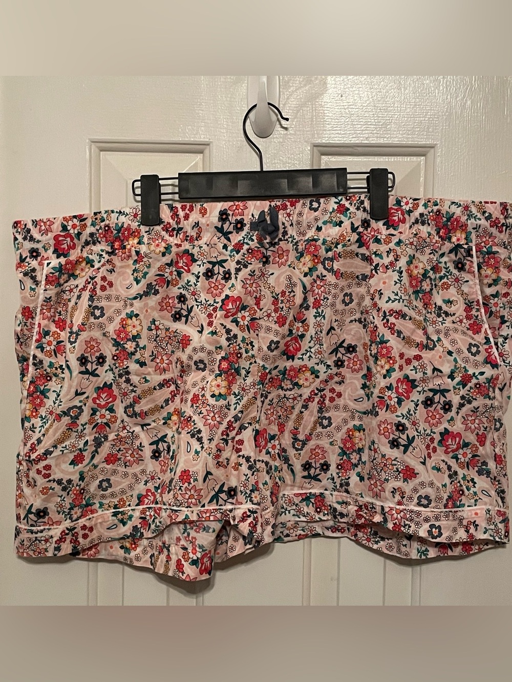 Vera Bradley Pink Floral Pull-On Lounge Shorts